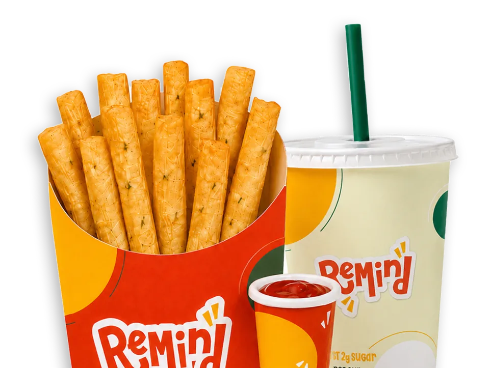 Remind Combo: Fries, Dip and Drink