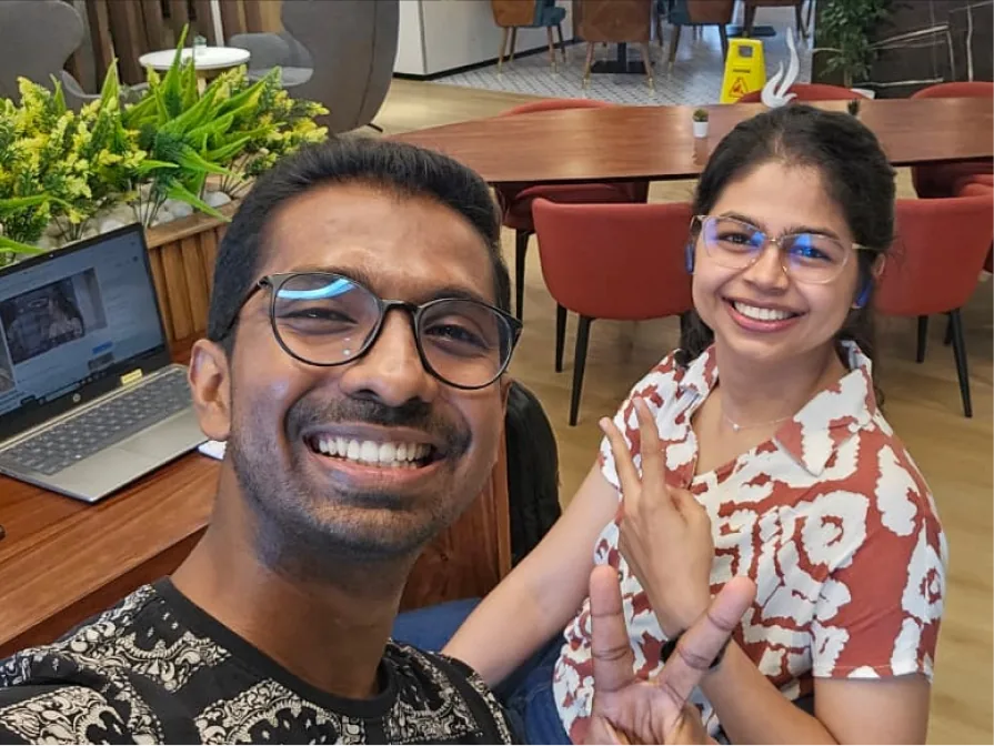 Vani and Rohan Founders of Remind