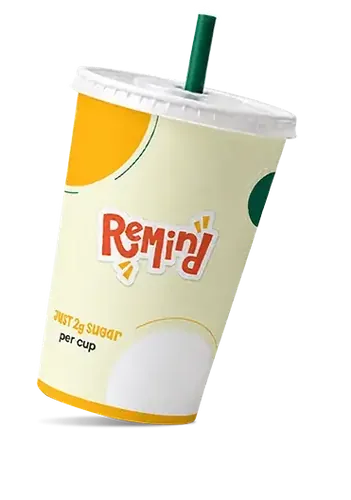 Remind Refreshing Fizzy Drink Cup